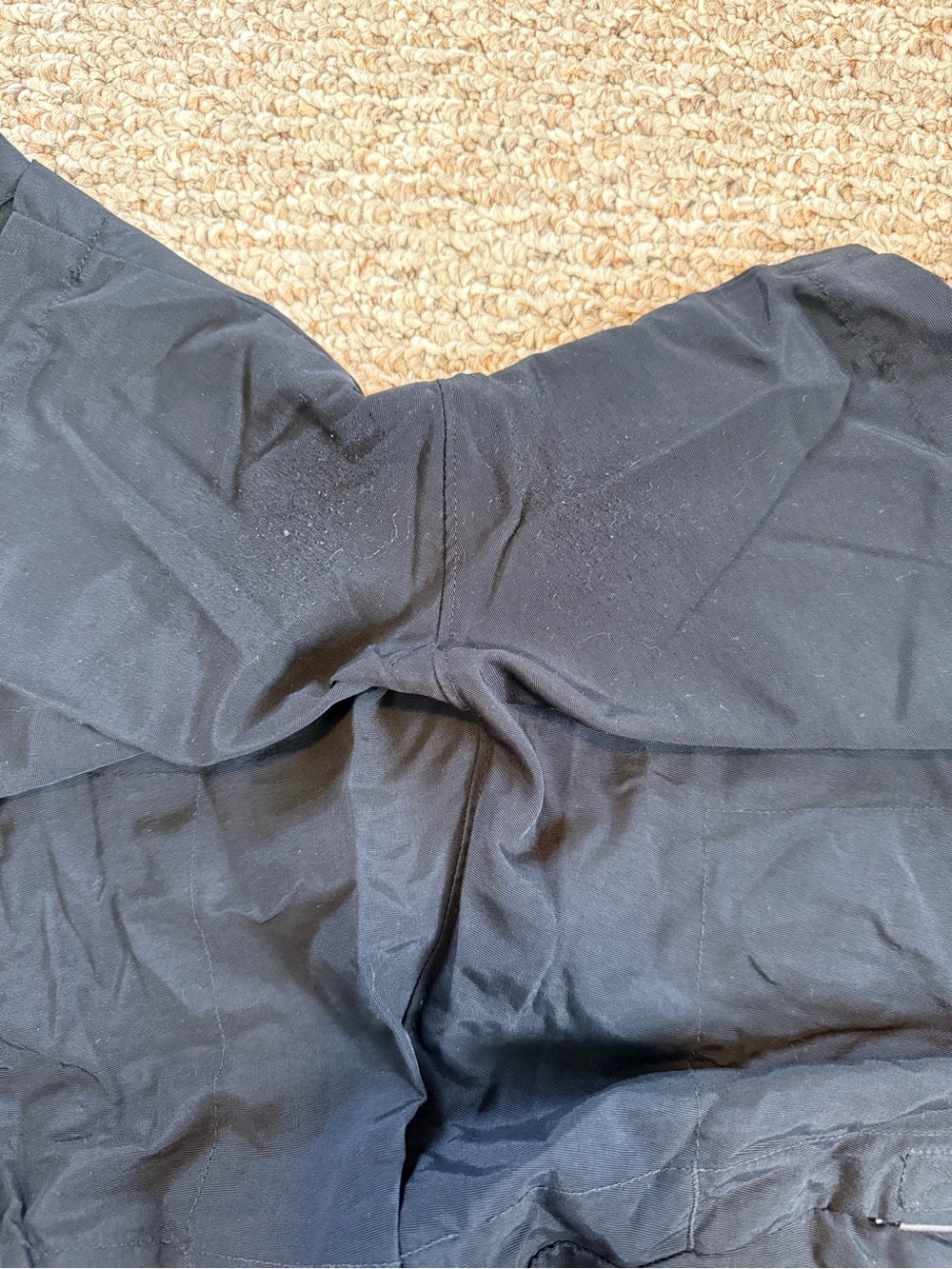 Men's Black PFG Shorts with Utility Pockets - Picture 3 of 4